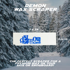 Demon United Snow Ready Ski Tuning Kit & Snowboard Tuning Kit With Iron- Includes 1.06 Lbs Of Wax - Good For Over 20 Ski Or Snow