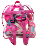 Chicago Skates Girls Inline Training Skate Combo Set - Pink/Purple - Medium Sizes 1-4