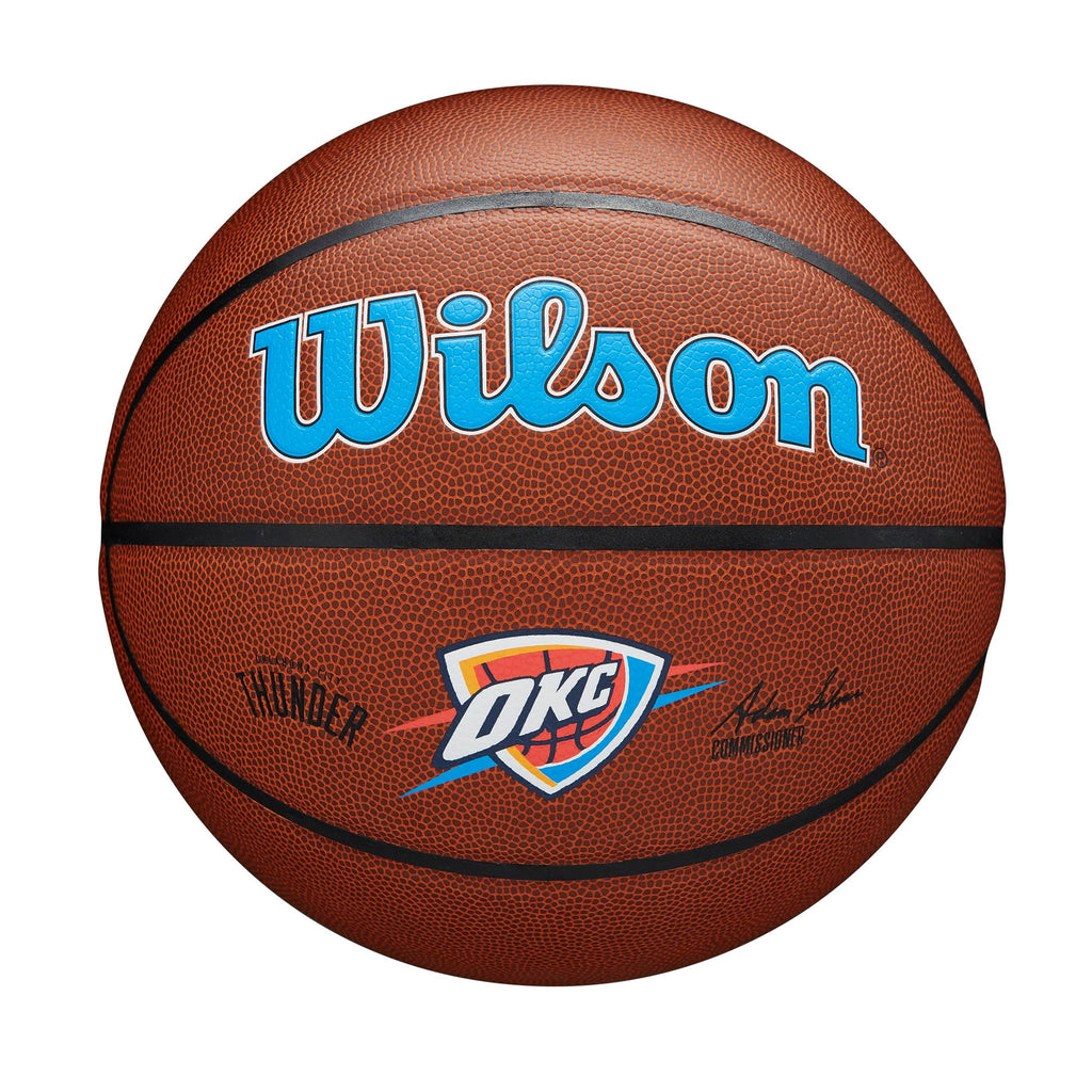 Wilson Nba Team Alliance Basketball - Oklahoma City Thunder, Size 7-29.5''