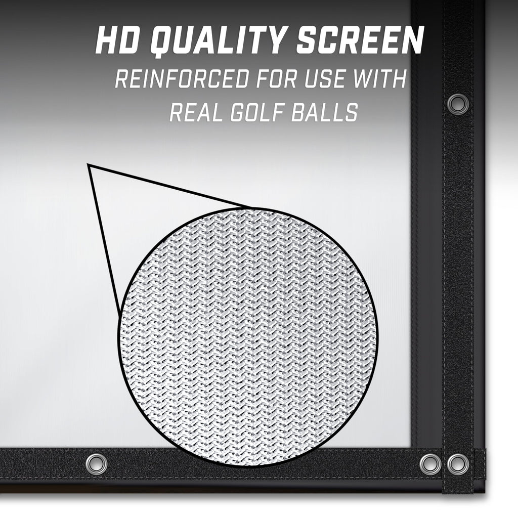 GoSports Golf Simulator Enclosure Replacement Sim Screen - Not Compatible with Other Brands - 10 x 8 ft