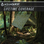 Aquaquest Defender Tarp - Heavy-Duty Waterproof (20,000 Mm) Seam-Taped Rain Fly For Camping, Bushcraft & Survival - 15  15 Olive