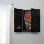 Dmi Sports Black Cricketpro Dartboard Cabinet  Designed For Arachnid 15.5Cricketpro 900, 800, 750, 650 Electronic Dartboards  Do