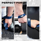 Weightlifting House Lifting Wrist Straps - Hand Wraps For Olympic Lifting, Snatch, Pulls, And Deadlift Straps - Grip Strength Tr