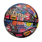 Wilson Nba All Team Retro Basketball - Multicolor, Size 7-29.5''
