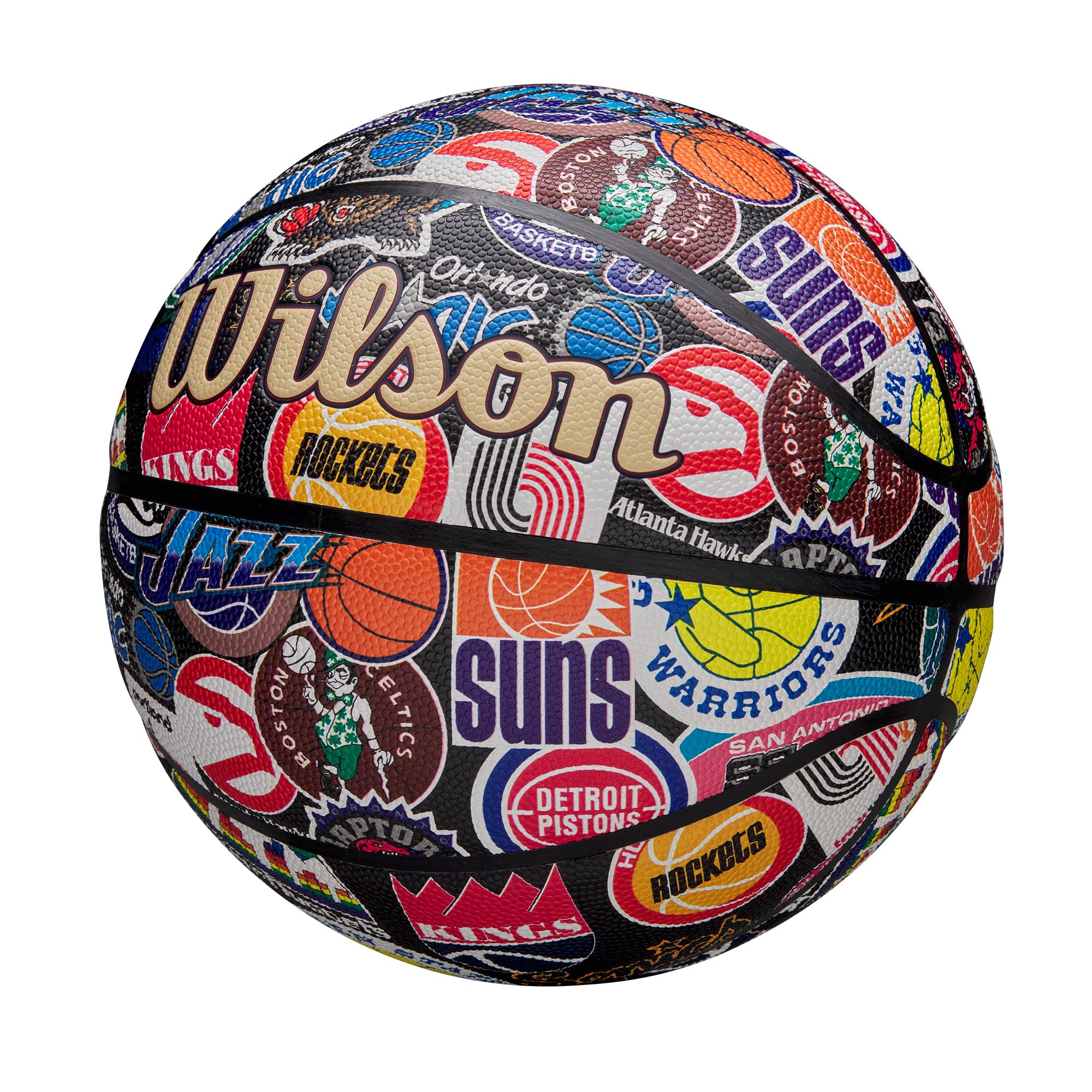 Wilson Nba All Team Retro Basketball - Multicolor, Size 7-29.5''