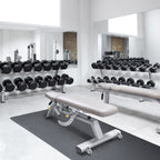 Cap Barbell Foam Mat, Black Diamond Plate Texture, 7Mm Thick (Mt-46937Ebk)