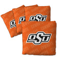 YouTheFan Officially-Licensed NCAA Oklahoma State Cowboys Set of 4 Cornhole Bags - All Weather Regulation 6    x 6    Size - 16o