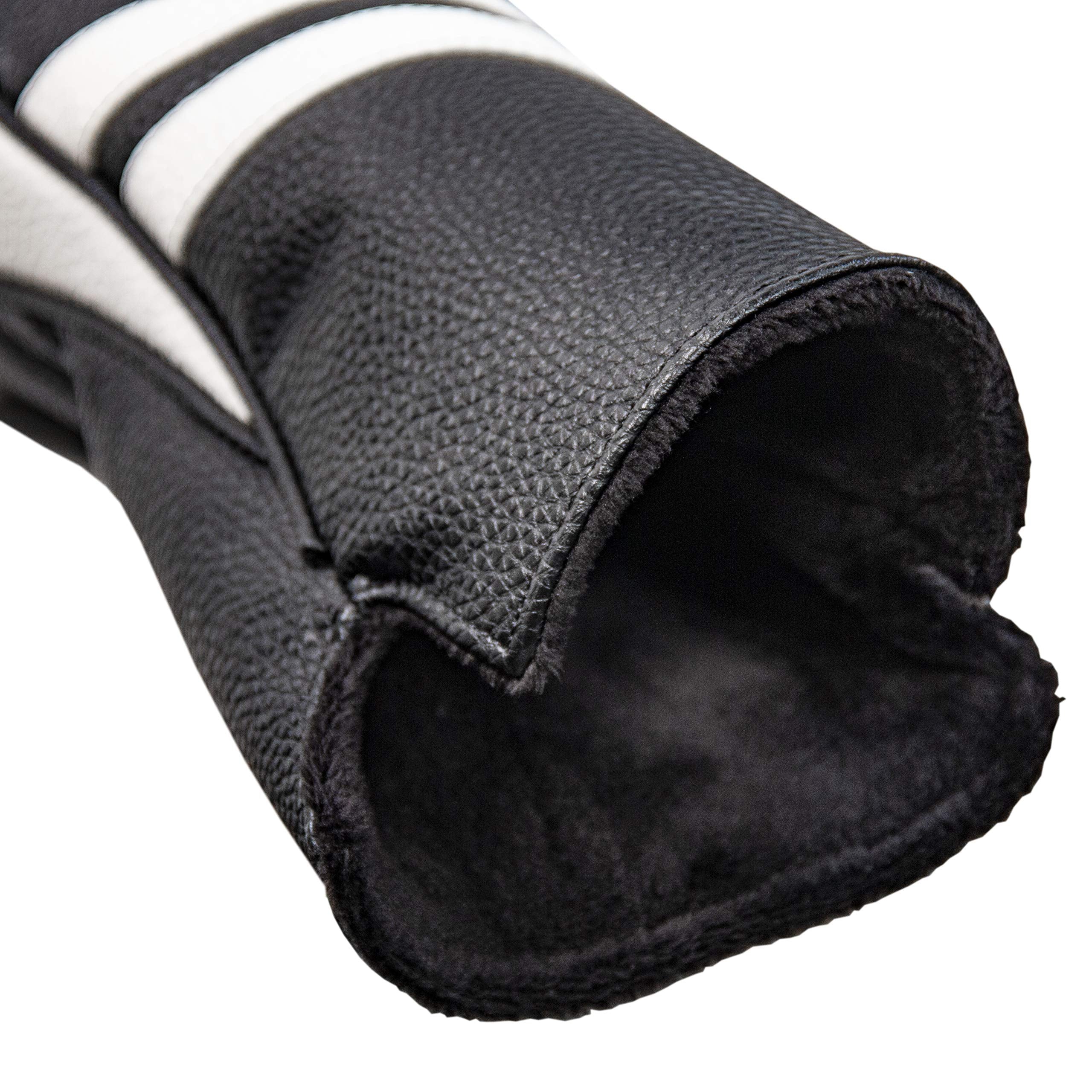 Proactive Sports Vintage Golf Club Head Covers For Driver | 1 Headcover For Up To 460Cc | Classic Leather Look | Black/White