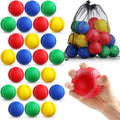 24 Pcs Foam Training Baseball Sports Soft Foam Baseball Teenager Practice (Multicolor)
