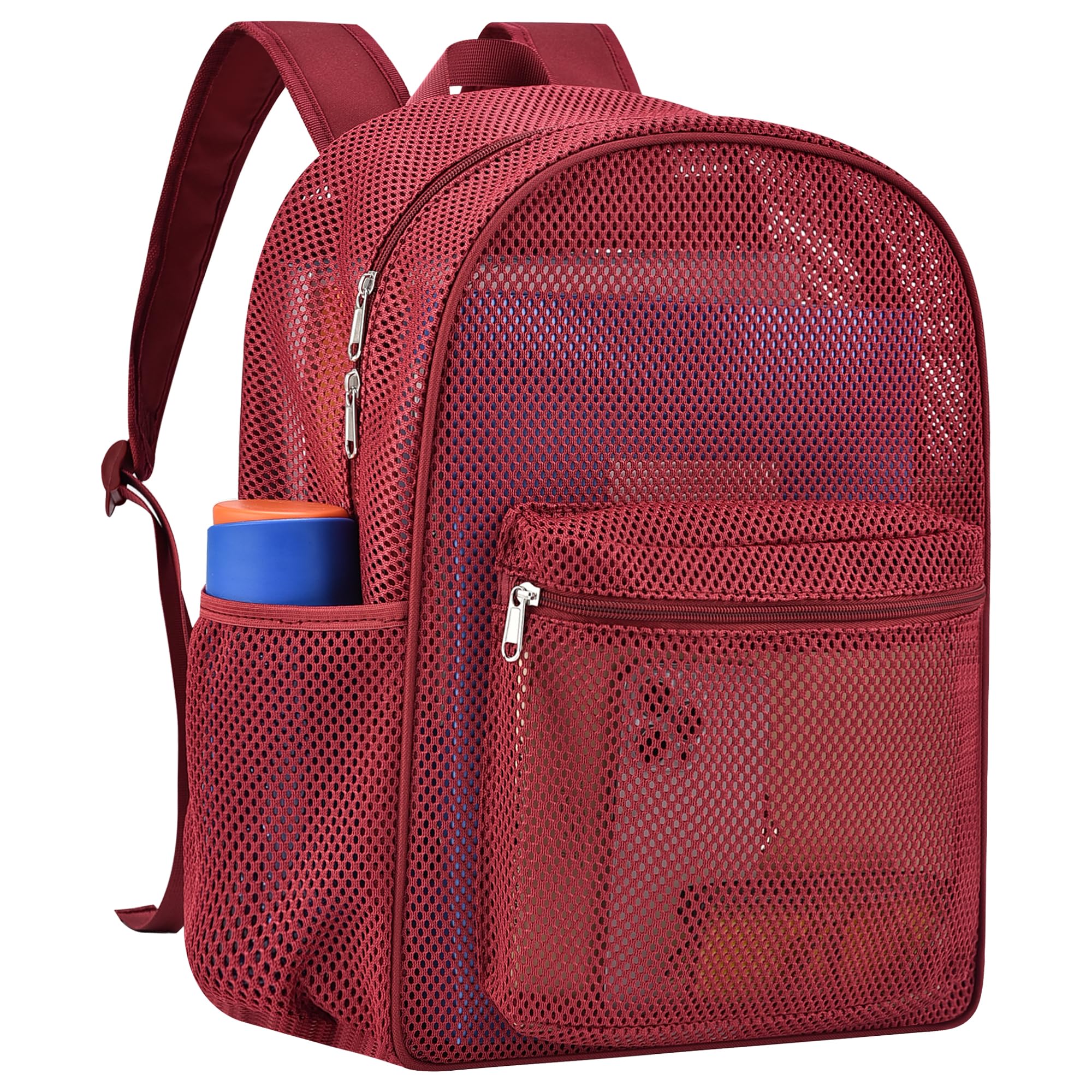 USPECLARE Heavy Duty Semi-Transparent Mesh Backpack