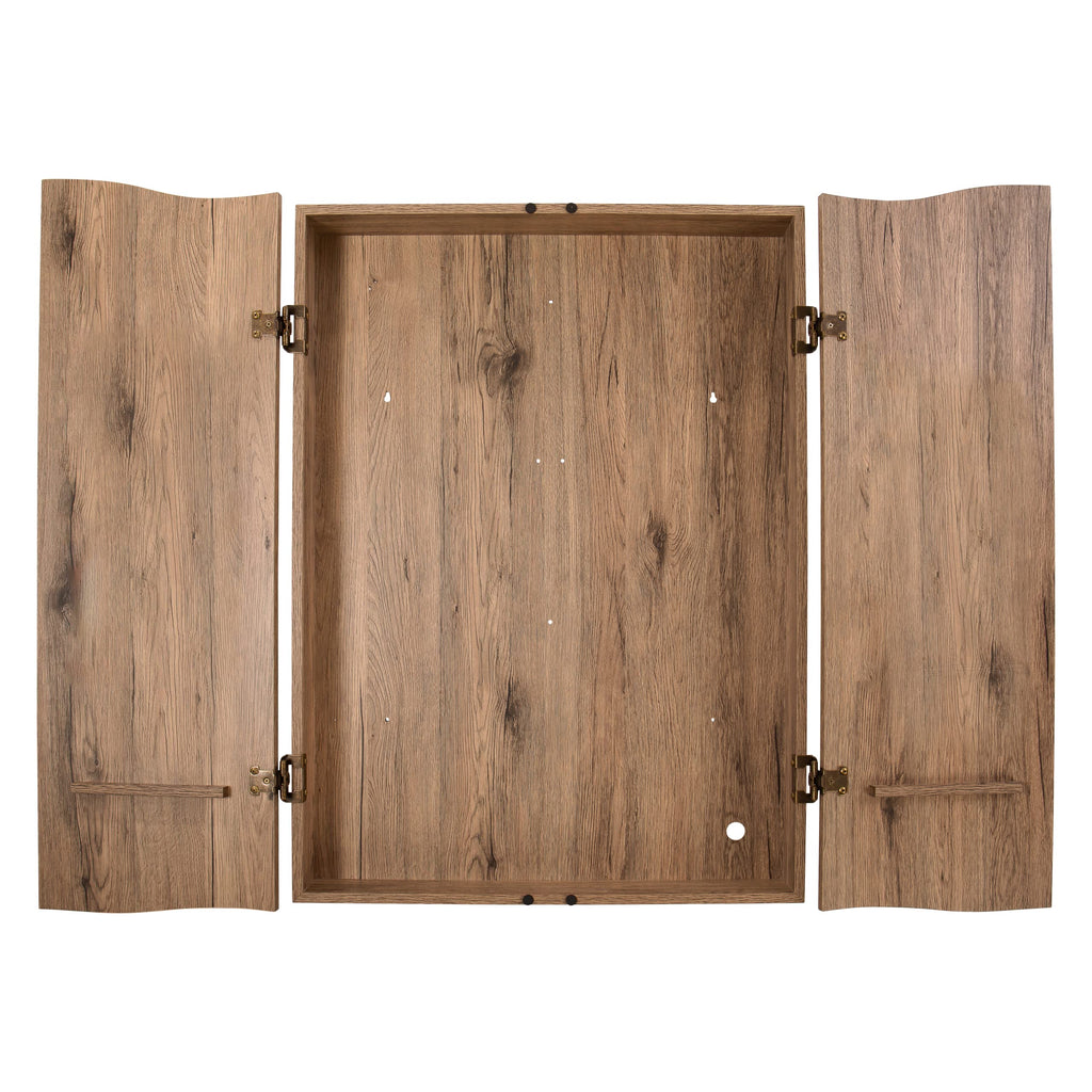 Dmi Sports Tan Cricketpro Dartboard Cabinet  Designed For Arachnid 15.5Cricketpro 900, 800, 750, 650 Electronic Dartboards  Does
