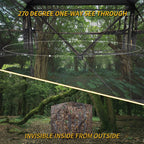 Funhorun Hunting Blind 270 Degree See Through Ground Blind For Hunting, 2/3 Person Pop Up Camouflage Tent For Deer And Turkey, P