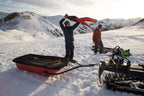 Pelican - Trek Sport 94 Utility sled Comes with Set of Runners, Tow Hitch & a Travel Cover