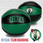 Franklin Sports Nba Boston Celtics Toy Basketballs - 2 Pack Of Kids Soft Mini Basketballs For Over The Door + Indoor Hoops - Nba