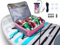 SUP-Now Paddle Board Accessories Cooler with Waterproof Phone Case - Essential SUP Accessories for Paddleboarding (Gray and Pink