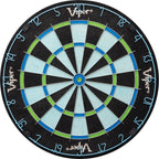 Viper Chroma Tournament Bristle Steel Tip Dartboard Set With Staple-Free Bullseye, Galvanized Metal Triangular Spider Wire For R