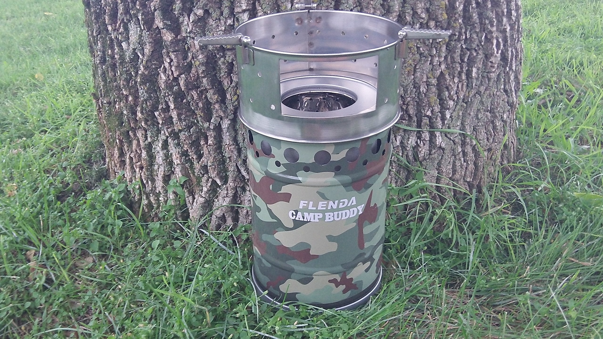 Flenda Camp Buddy Natural Draft Firewood Camp Stove