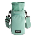 PackIt Freezable Hydration Crossbody Water Bottle Carrier, 32oz64oz, Sage