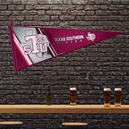 Rico Industries Ncaa Texas Southern Tigers Primary 12'' X 30'' Felt Wall D  Cor Pennant - Great For Home/Bed Room/Man Cave D  Co