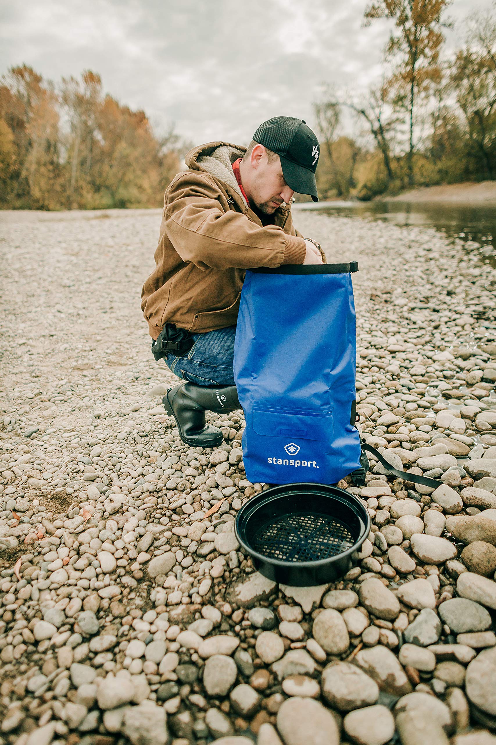 Stansport Gold Panning Classifier (605), Black, 13.1'' L X 13.1'' W X 3.35'' H