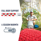 Sea To Summit Comfort Plus Insulated Camping Air Mattress, Large (79 X 25 X 2.5 Inches)