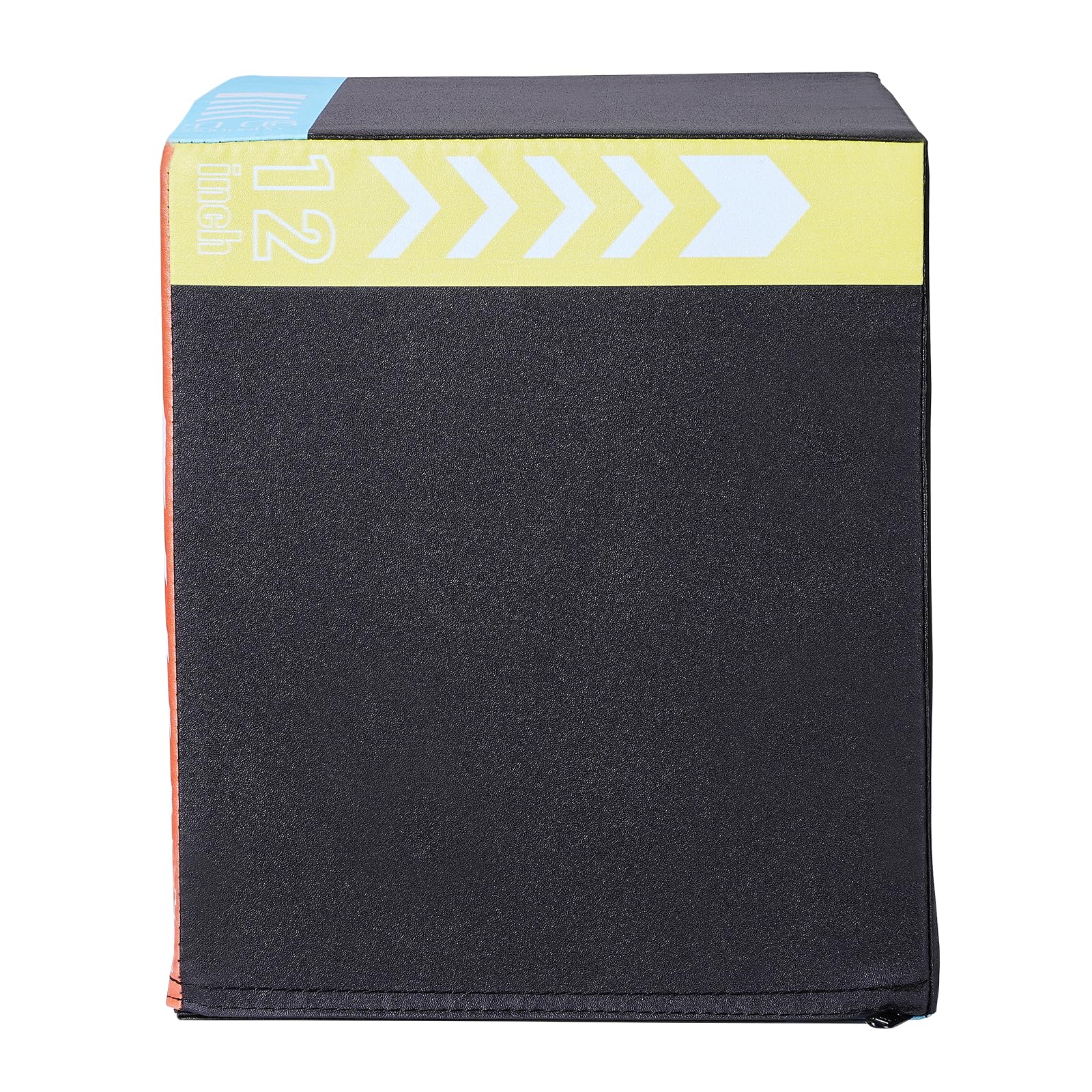 Vevor 3 In 1 Plyometric Jump Box, 16/14/12 Inch Cotton Plyo Box, Platform & Jumping Agility Box, Anti-Slip Fitness Exercise Step