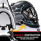 Franklin Sports La Kings Nhl Team Logo Mini Hockey Goalie Mask With Case - Collectible Goalie Mask With Official Nhl Logos And C