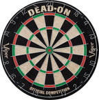 Viper By Gld Products Metropolitan Solid Wood Cabinet & Sisal/Bristle Dartboard Ready-To-Play Bundle: Deluxe Set (Dead On Dartbo