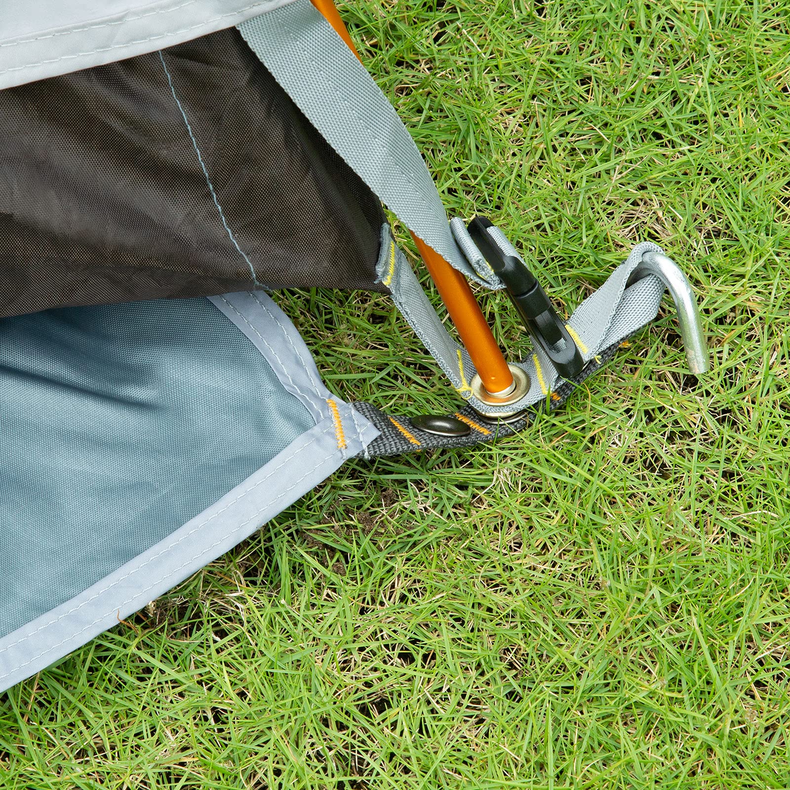 Bessport Tent Footprint For 1-2-3-4 Person Tent Waterproof Camping Tarp With Drawstring Carrying Bag For Picnic, Hiking And Othe