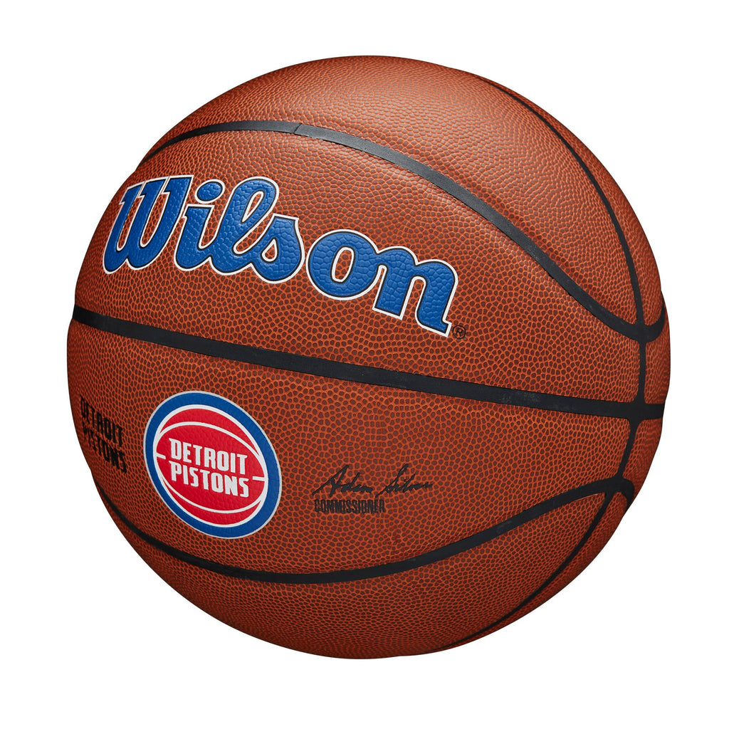 Wilson Nba Team Alliance Basketball - Detroit Pistons, Size 7-29.5''