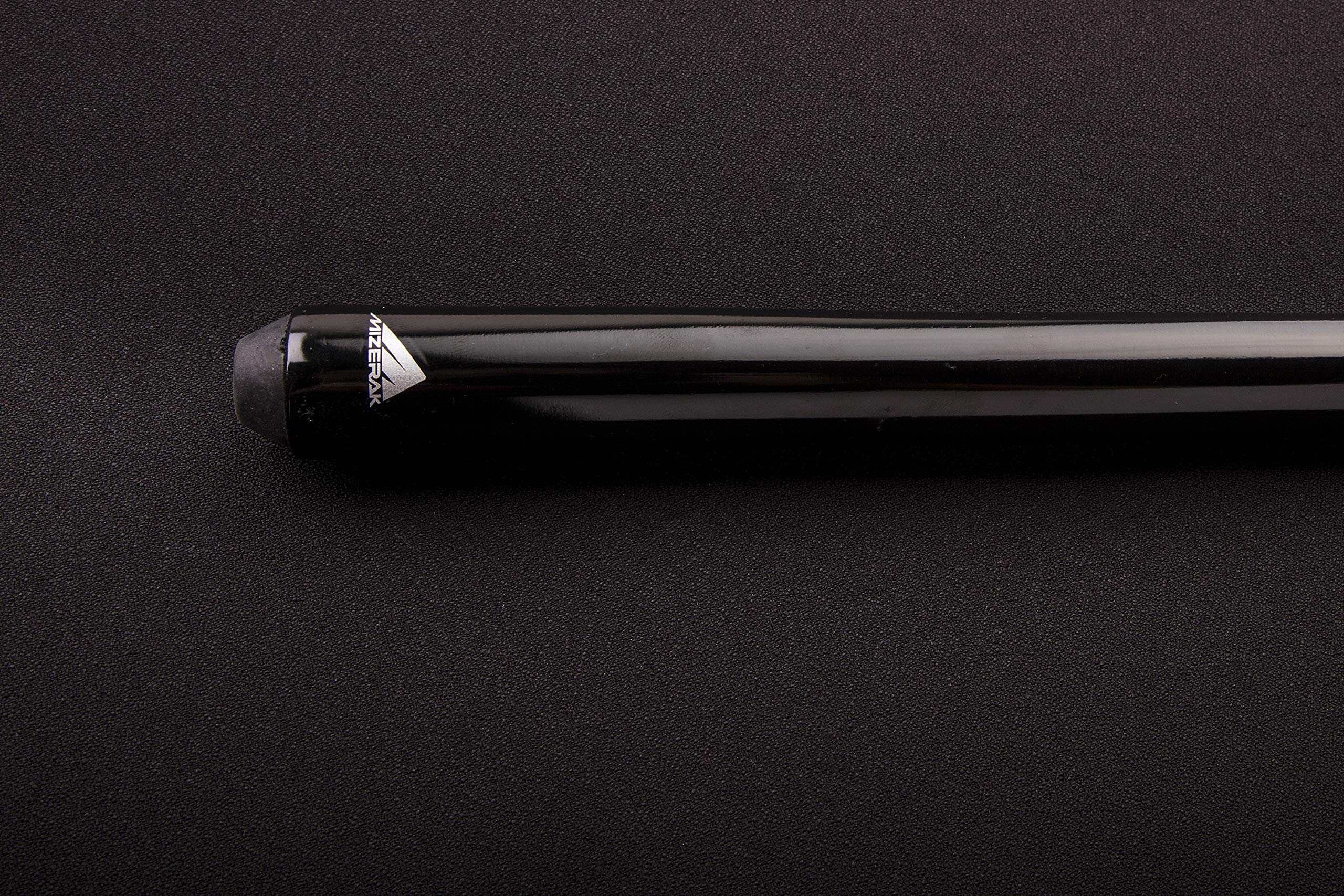 Mizerak ''Mizerak Shorty Cue (1 Piece), 40'''''', Natural And Black