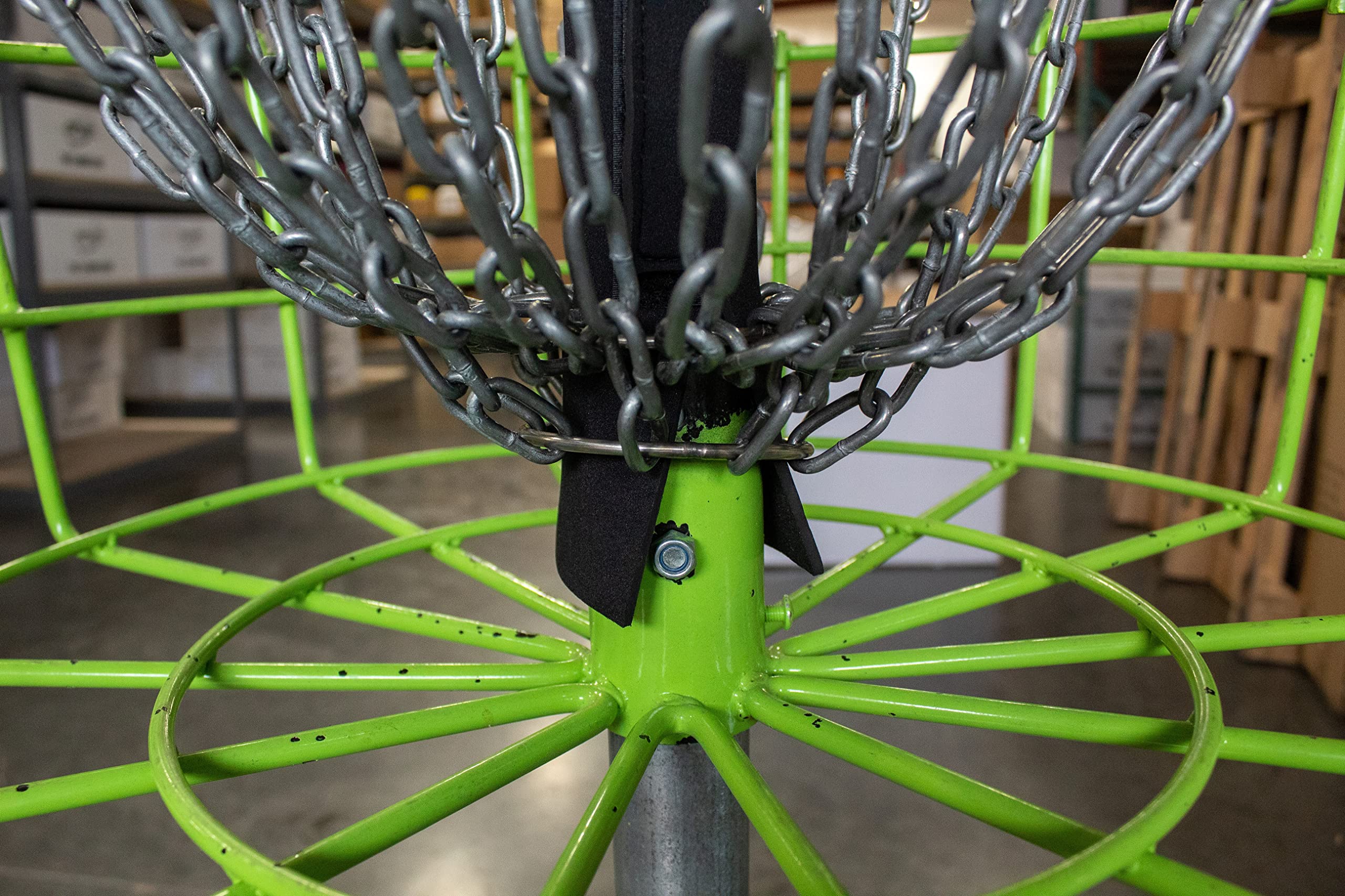 Chain Suppressor  Make Your Disc Golf Portable Basket Quieter  Basket Silencer  Targeting Stripes For Putting Practice