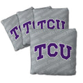 YouTheFan Officially-Licensed NCAA TCU Horned Frogs Set of 4 Cornhole Bags - All Weather Regulation 6    x 6    Size - 16oz Weig