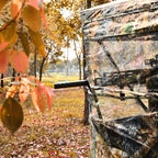 Tangkula 3 Person Pop Up Ground Blind, Portable Hunting Blind With Mesh Windows, Carrying Bag & Ground Stakes, Camouflage Huntin