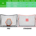 Gosports Golf Practice Hitting Net - Choose Between Huge 10 Ft X 7 Ft Or 7 Ft X 7 Ft Nets - Personal Driving Range For Indoor Or
