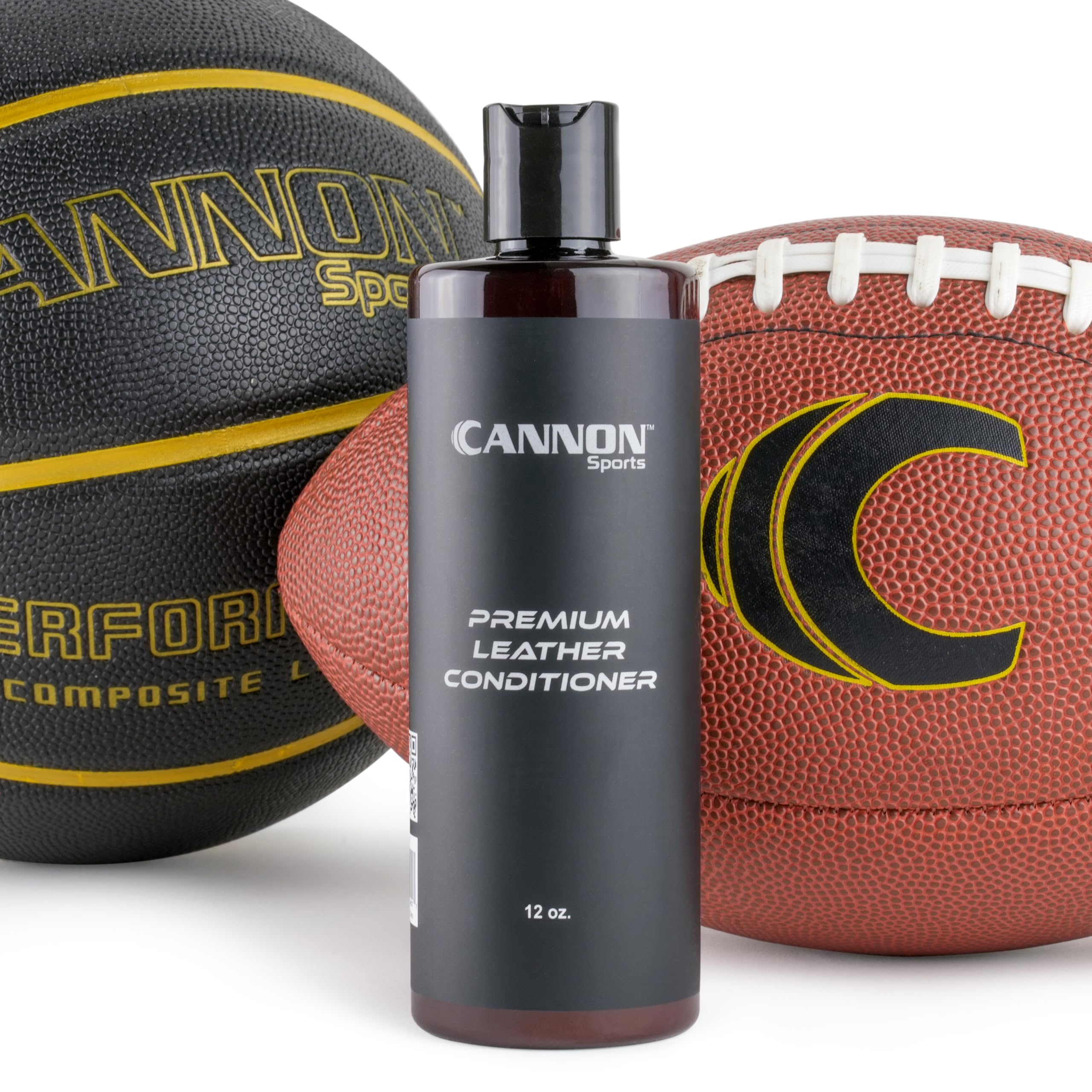 Cannon Sports Leather Conditioner | Baseball Glove Conditioner | Football Leather Care | Softens, Protects & Restores All Leathe