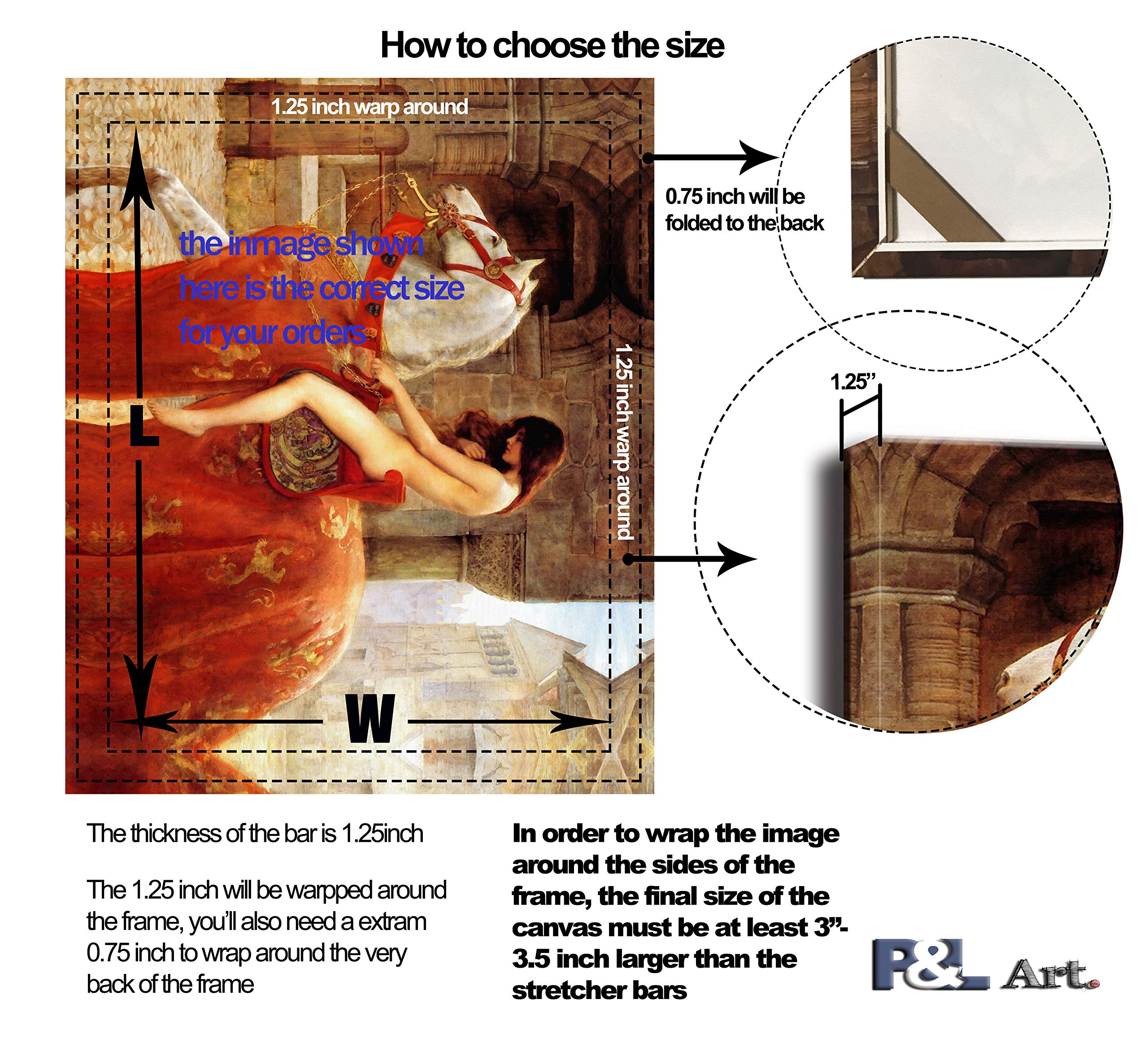 Diy Solid Wood Canvas Frame Kit 12 X24 Inch For Oil Painting  Wall Art - Customized Wooden Art Frames For Paintings  Canvases -