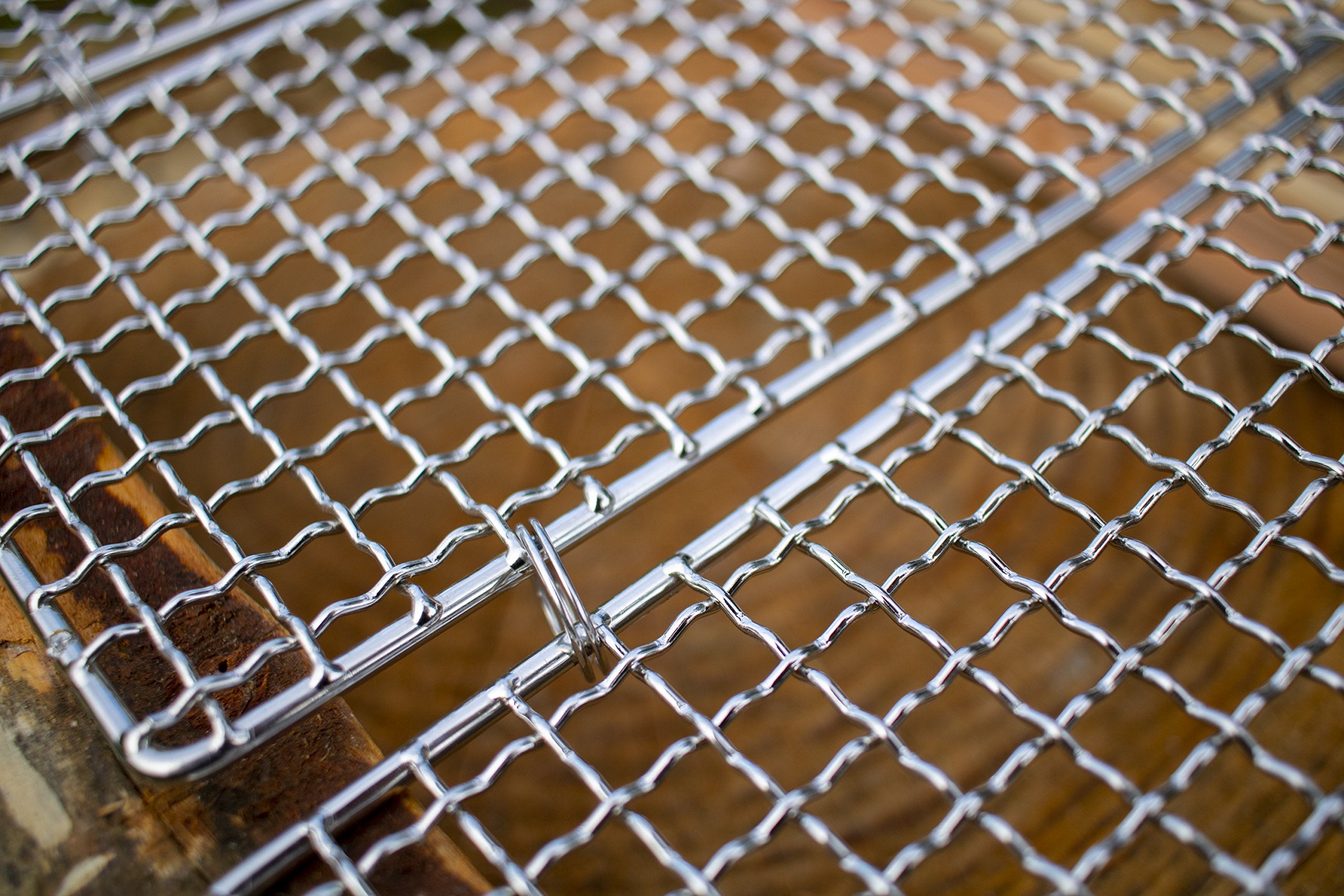 Family 3-Pack - The Original Bushcraft Grill - Welded Stainless Steel High Strength Mesh (Campfire Rated) - Expedition Research