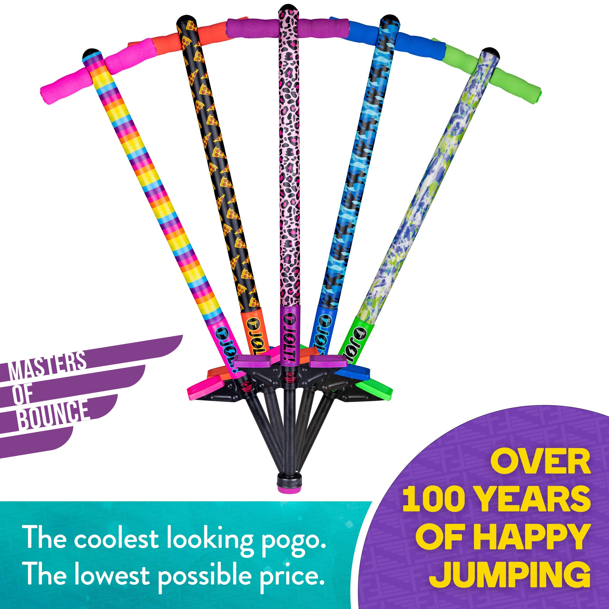 Flybar Pogo Stick For Kids, 40 To 80 Pounds, Perfect For Beginners, Easy Grip Foam Handles, Anti-Slip Foot Pegs, Outdoor Toys Fo