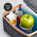 Cool Coolers By Fit & Fresh 4 Pack Xl Slim Ice Packs, Quick Freeze Space Saving Reusable Ice Packs For Lunch Boxes Or Coolers, M