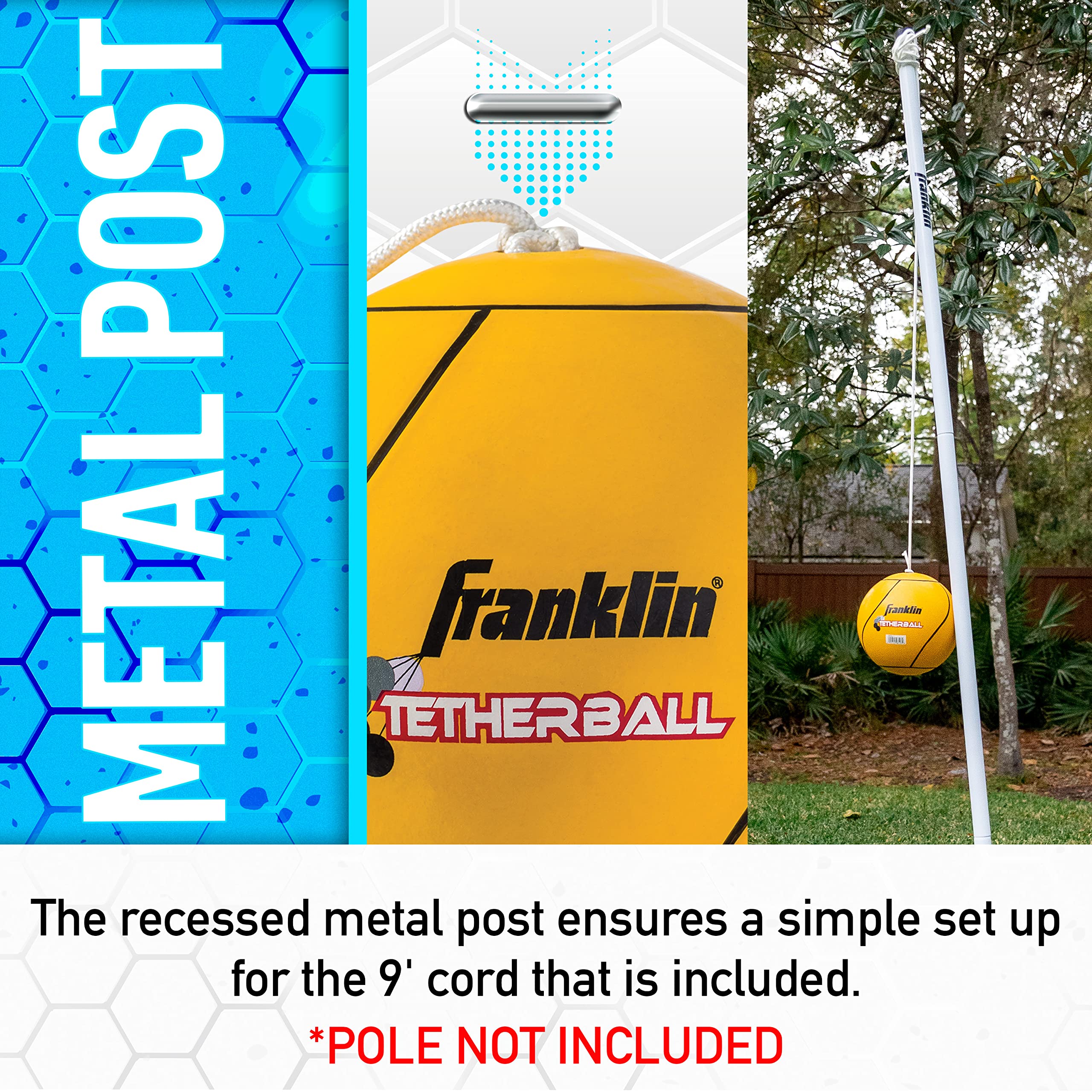 Franklin Sports 8.5'' Rubber Tetherball
