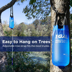Membrane Solutions Gravity Water Filter 1 Gallon, Nsf/Ansi 42&372&401 Certified, 0.1M Versatile Water Purifier Camping With Adju