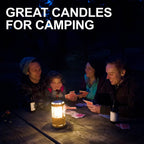 Uco 9-Hour Survival , Long-Burning Emergency Candles For Candle Lantern, White, 9 Pack