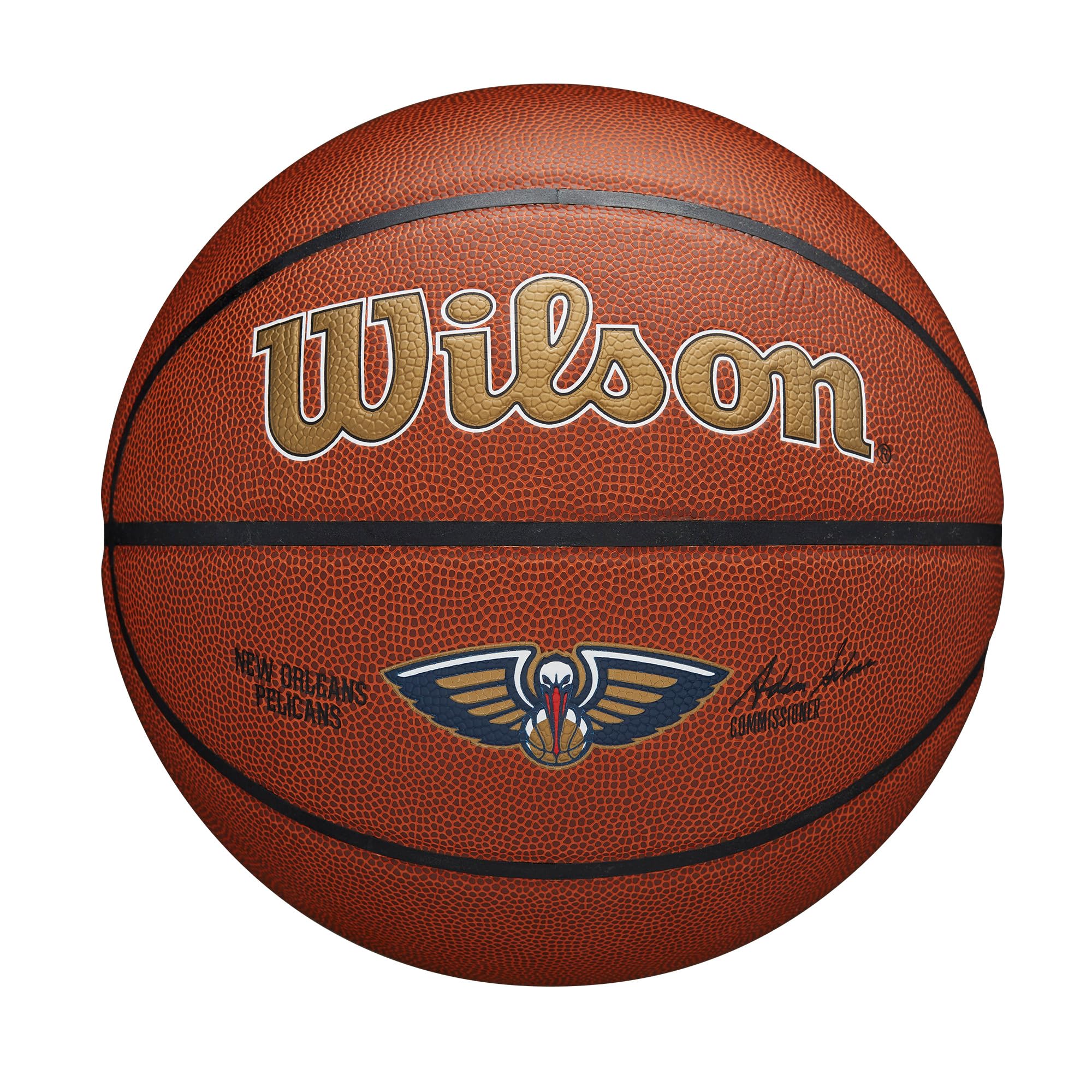 Wilson Nba Team Alliance Basketball - New Orleans Pelicans, Size 7-29.5''
