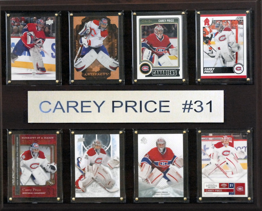 Nhl 12''X15'' Carey Price Montreal Canadiens 8-Card Plaque