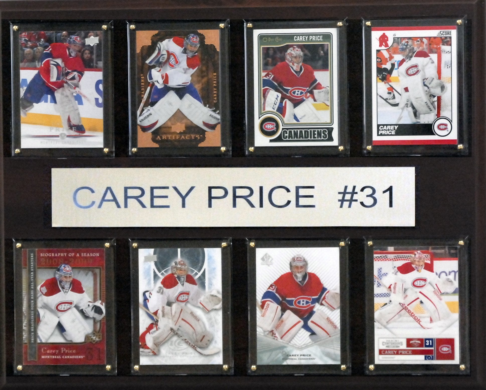 Nhl 12''X15'' Carey Price Montreal Canadiens 8-Card Plaque