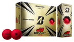 Bridgestone E12 Contact Red Golf Ball - Dozen