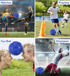 Barocity Soccer Ball - Boys And Girls Official Match Ball With Cool Reflective Rainbow Hex Pattern, For Indoor And Outdoor, Play