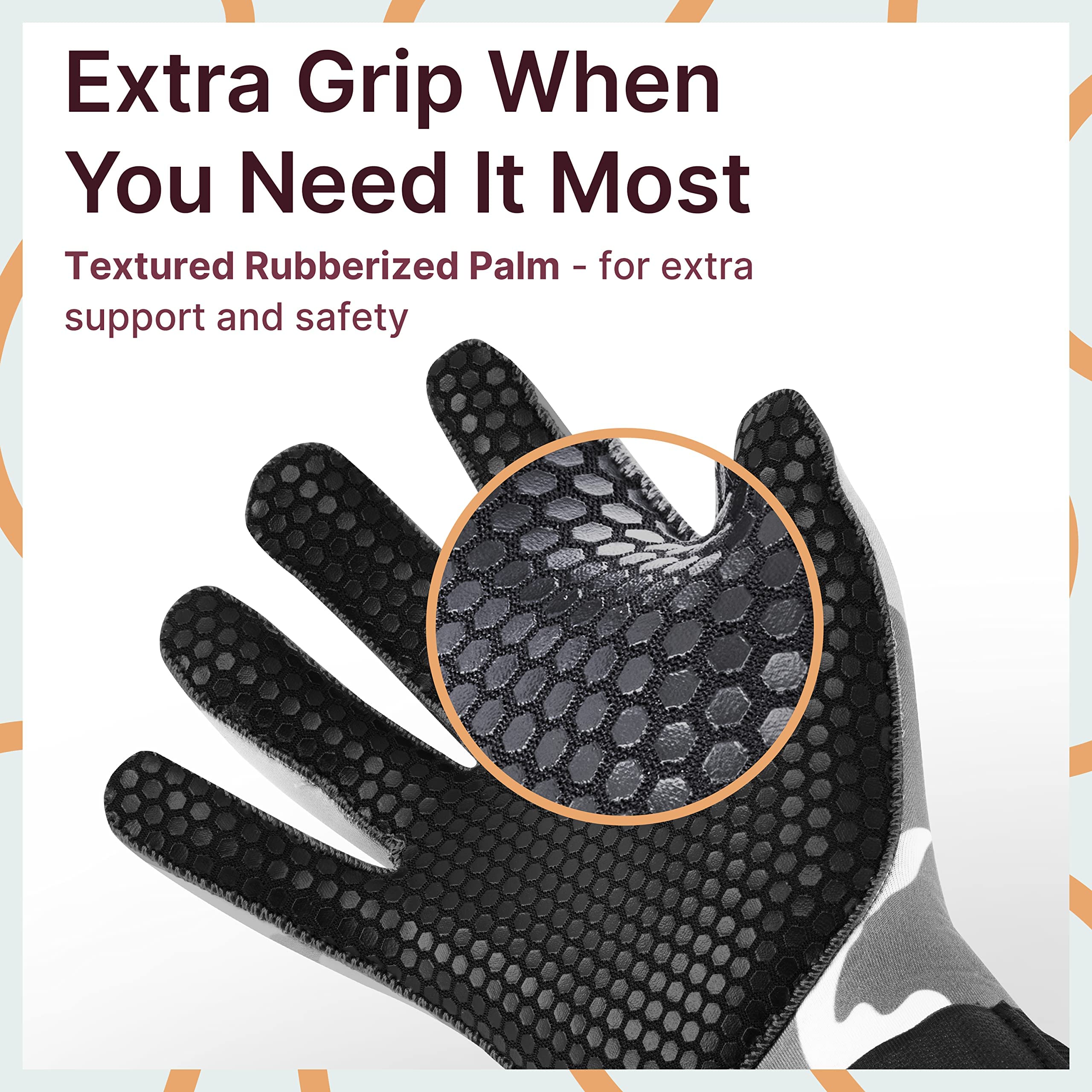 Bps 3Mm Neoprene Water Gloves With Anti-Slip Rubber Palm - Water Gloves For Wetsuit, Kayaking, Rafting, Surf, And Other Aquatic