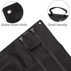 Deyace Shooting Mats Prone Padded, Extra Large Portable Roll Up Shooting Padded Mat For Range Shooting And Hunting (Black)